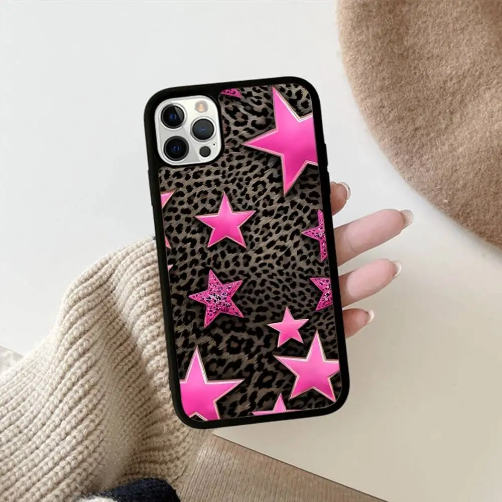

Print Leopard Graphic For IPhone 17 16 15 14 13 12 11 Pro Max Plus Shockproof PC+TPU Phone Back Cover