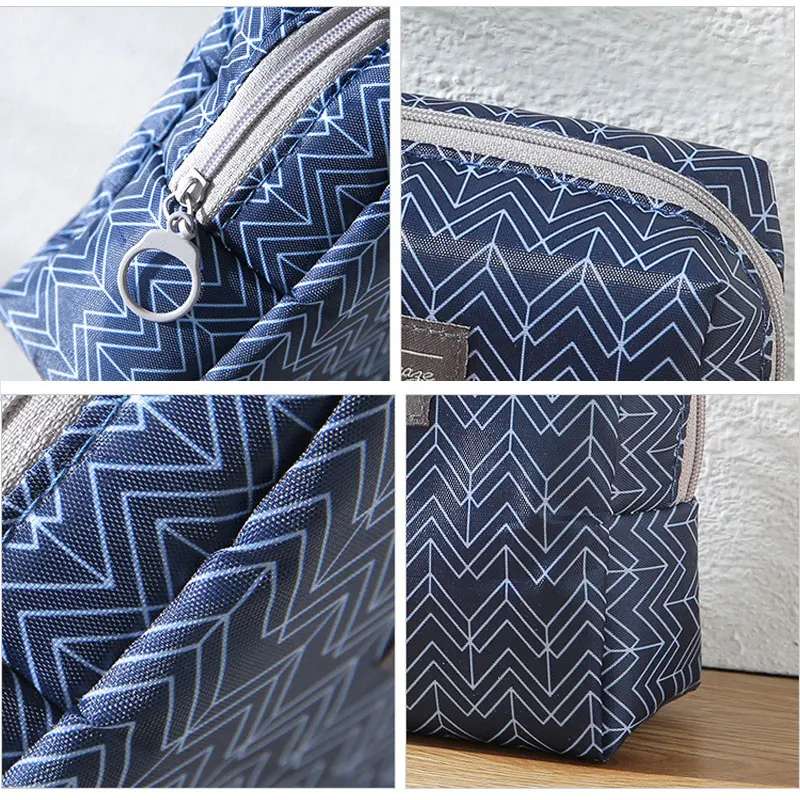 Borsa per cosmetici portatile di moda Mini borsa per il trucco impermeabile da viaggio per la casa custodia per la bellezza da toilette organizzatore multifunzione