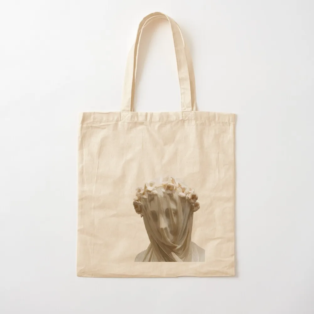 

Veiled Woman Statue Pride and Prejudice neutral Tote Bag Handbags Women's tote bag Women's shopper bag Canvas Tote