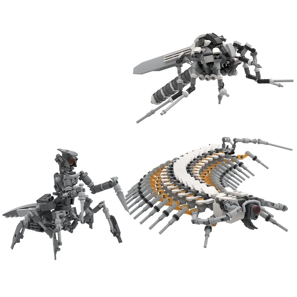 

Gobricks MOC Mechanical insect Building Blocks Model Mechanical Centipede Mantis Bricks Mechanical Beetle Assembly Toys Kid Gift