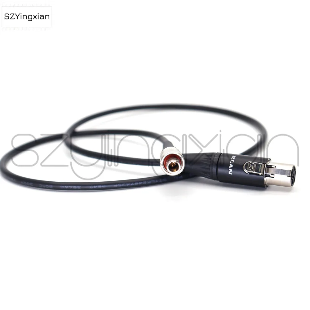 FVB 00 3-Pin To Mini Xlr 5pin TA5F Audio Cable for WisycomMTP60 /PHA48 Broadband Bodypack Transmitter Link PHA60
