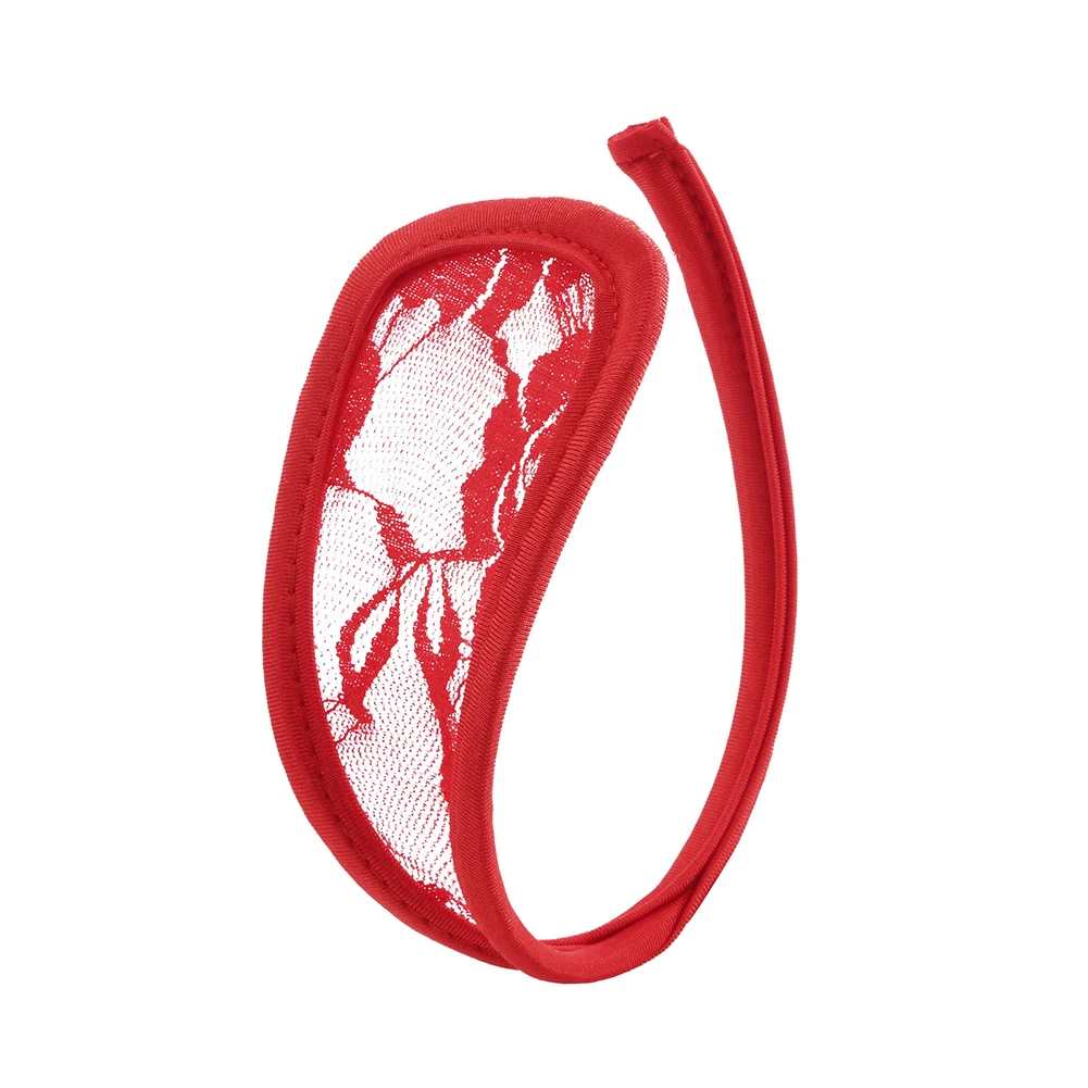 Lingerie Bunga Renda Wanita C-string Thong Spandeks Berbentuk C Celana Dalam Seksi Mulus Celana Dalam Tak Terlihat Celana Dalam