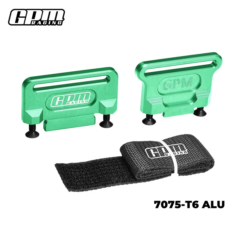 GPM 7075 Alu Retainer แบตเตอรี่ Hold-Down สําหรับ TRAXXAS Jato Slash LOW-CG Ford Fiesta ST 7426 7426X