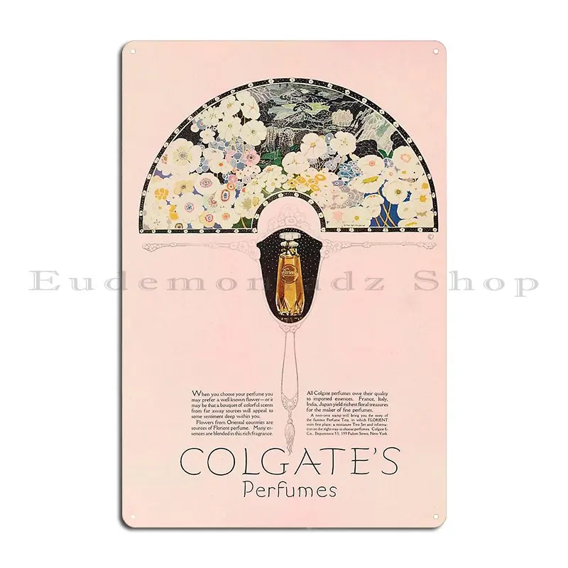 Florient Perfume Vintage Advertisement For Oriental Scent Metal Sign Wall Cave Iron Painting Poster Cinema Tin Sign Poster image 2