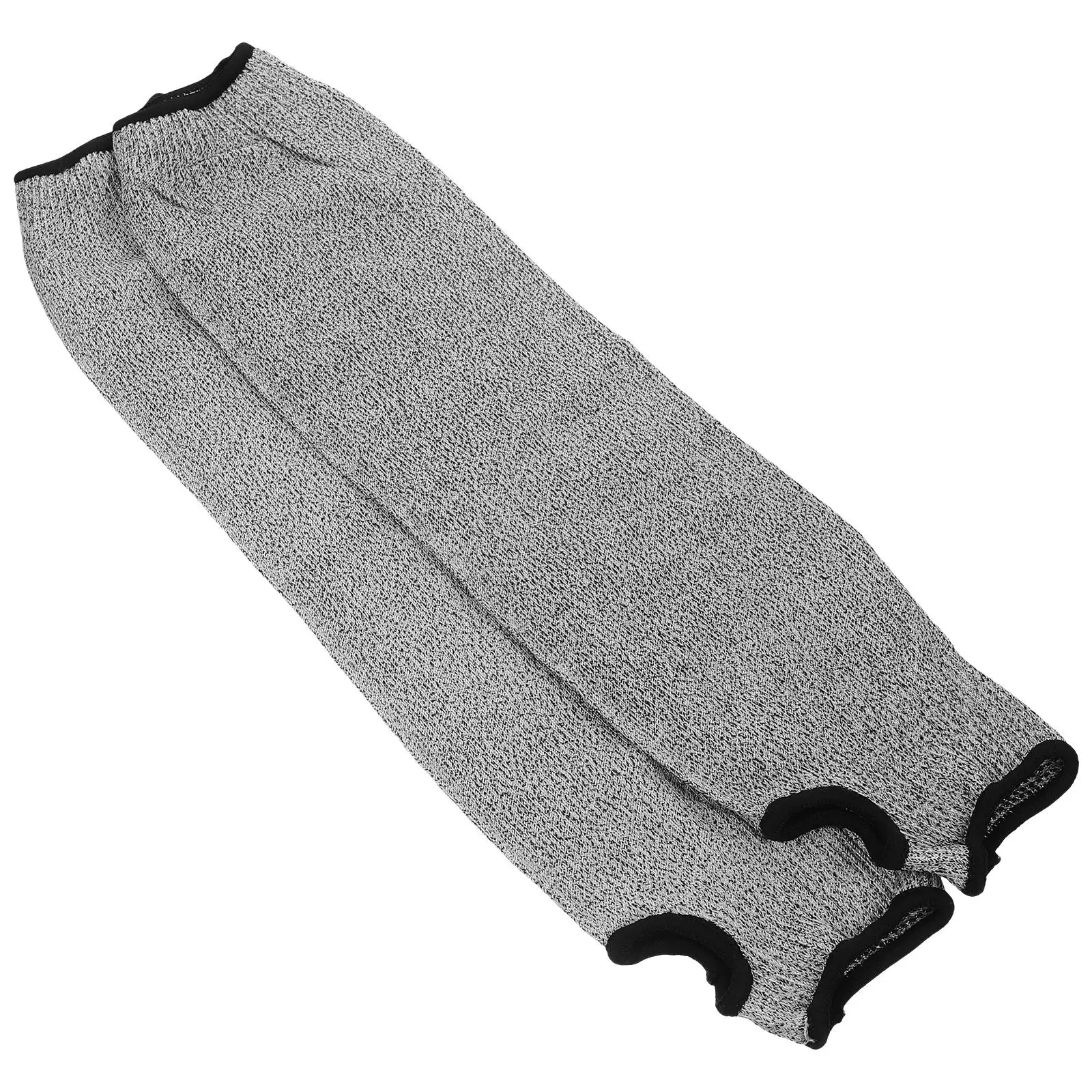 45cm Long Anti-cut Arm Sleeves Gray White Protective Cut Resistant Forearm Guards PE Material Gardening