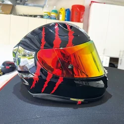 Autocollants de moto à gratter Monster Claw, décalcomanies en vinyle étanches pour casque de motocross, Arai Luminei AGV HJC Bell Shlavabo LS2, nouveau, 2 pièces