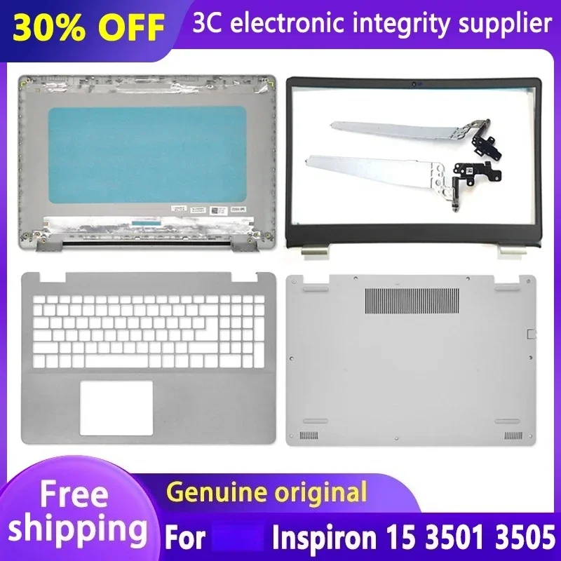 

New Original For Inspiron 15 3501 3505 LCD Back Cover Front Bezel Palmrest Bottom Case Laptop Housing Cover 09F6PT 064D8T