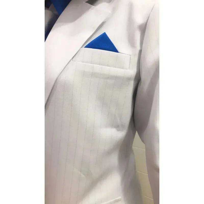 qq38Custom Made Smooth Criminal Suit Michael Jackson Cosplay Costume top pants shirt tie hat strap