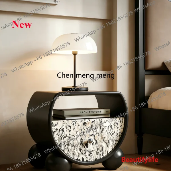 

a55 Современный минималистичный дизайнерский прикроватный столик для отелей B&B, легкий люкс, высококлассная мебель для спальни