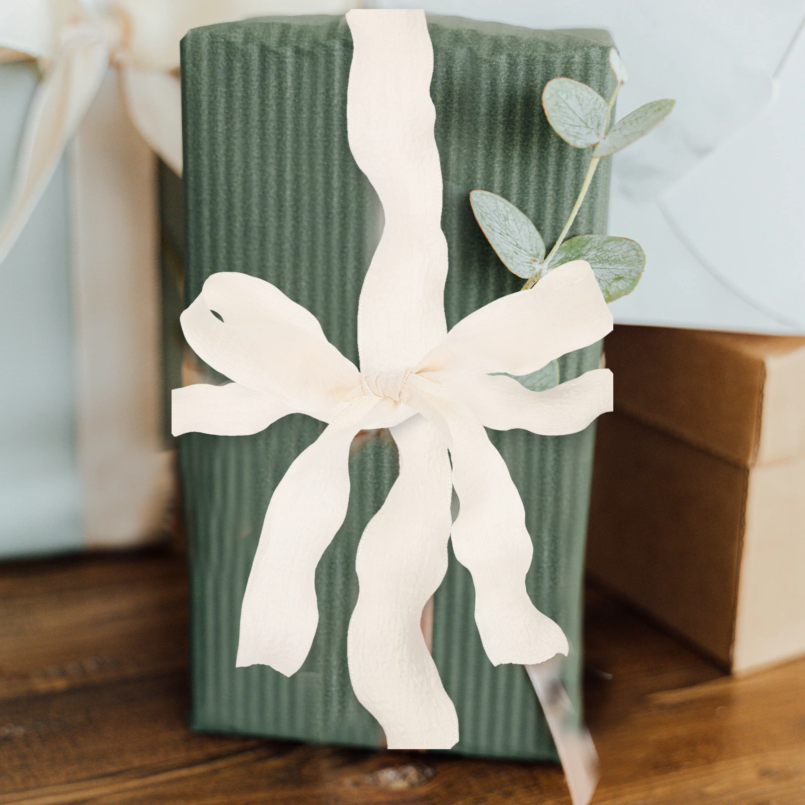 

1 Roll Flower Trim Decorative Ribbon Polyester Diy Craft Tape Washable Cuttable For Gift Wrapping Holiday Decoration Festival