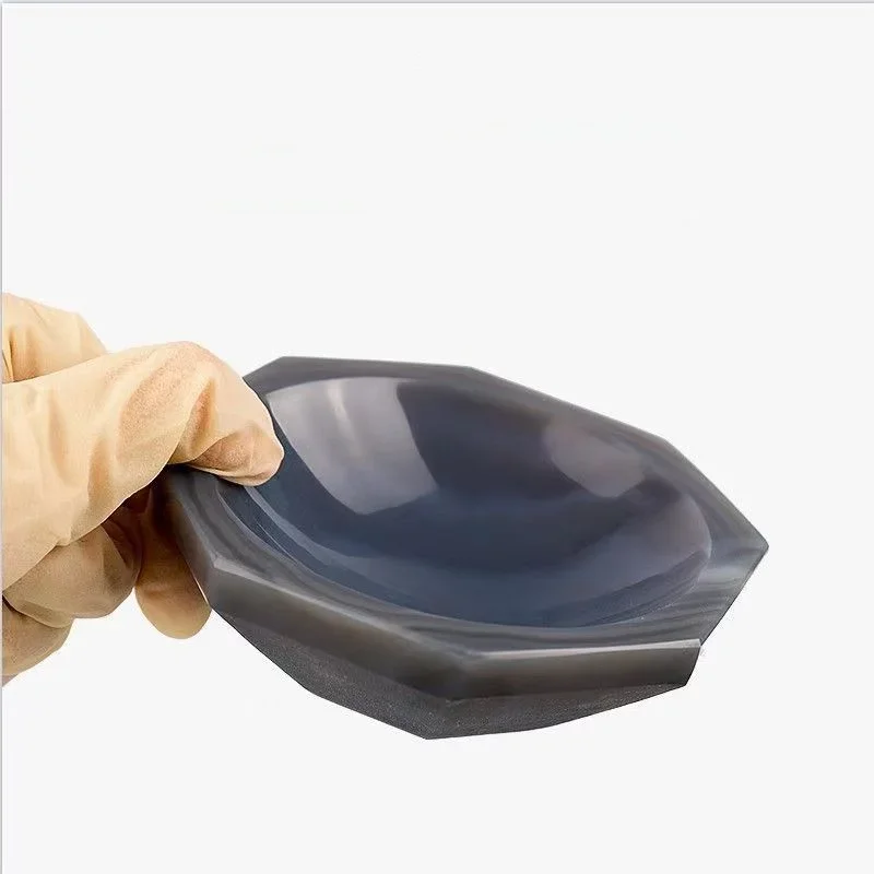 Natural Agate Mortar and Pestle for Chemistry Laboratory Grinding Iner Diameter 30mm To 180mm Labware