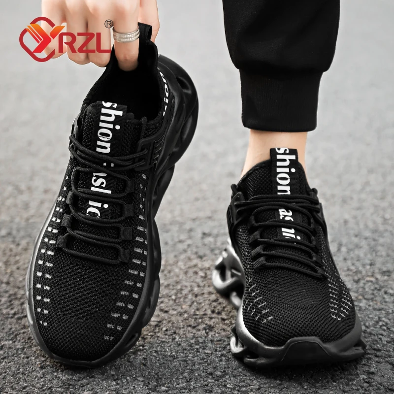 أحذية رياضية للرجال من YRZL، أحذية رياضية خفيفة الوزن ومريحة، نعل ناعم غير قابل للانزلاق، أحذية رياضية كاجوال للرجال #6