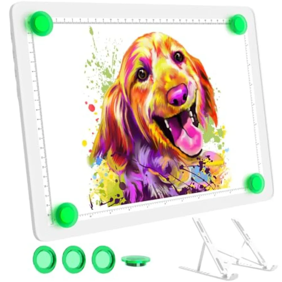 

Light Pad for Diamond Painting Cordless Light Box for Tracing and Drawing with 3 Colors and 6-Level Brightness Rechargeable LED
