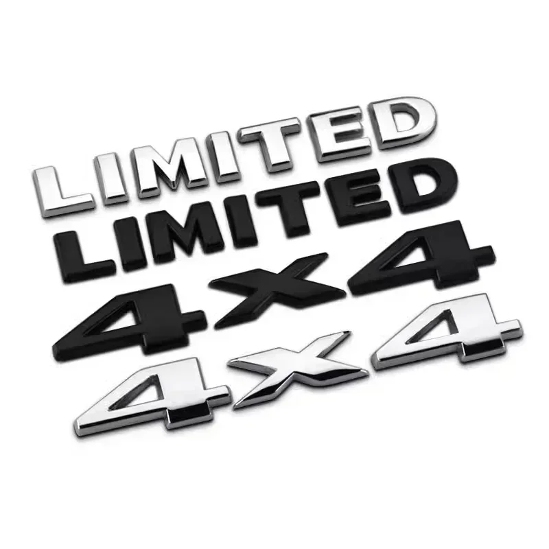 3D Metal Car Trunk Badge Stickers For Jeep 4X4 Limited Letters Emblem Logo Grand Cherokee Compass Renegade 2006 2011 Accessories