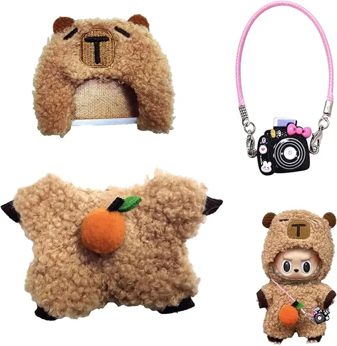 

Одежда для кукол Gxlaihly 17 см, одежда для кукол Labubu, костюмы для кукол Labubu, наряд Labubu, подходит для кукол Labubu 17 см (B15 (