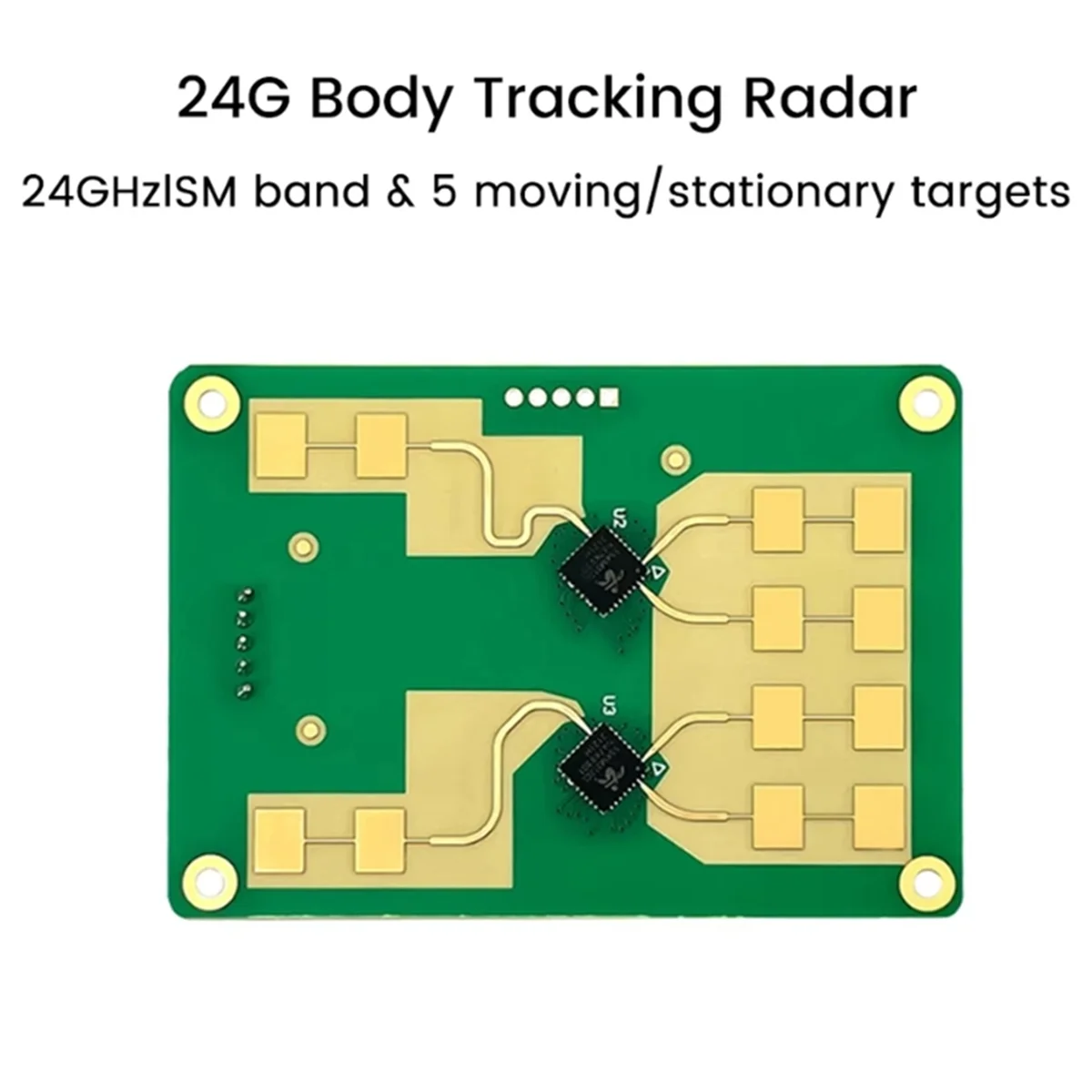 ABJG-LD2461 رادار 24G مم موجة عالية الأداء وحدة رادار تتبع المسافة للإدراك البشري
