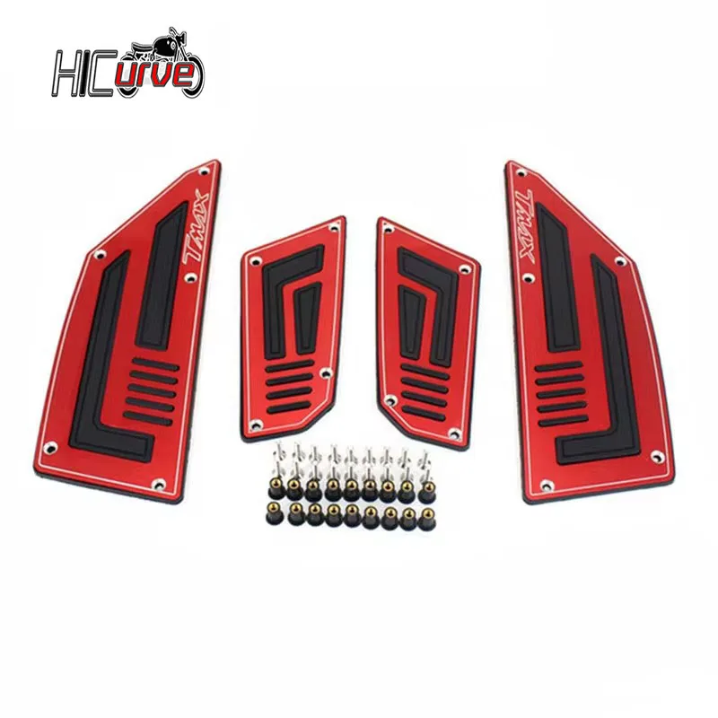 Motorcycle Footboard Steps Footrests Footpegs Foot Board Plate Pegs For XP530 T-MAX530 TMAX 530 T-MAX 530 2012-2016