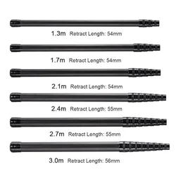 Fish Handle Collapsible Pole Carbon Fiber Telescoping Fishing Landing Net Rod Carp Fishing Tackle Portable Fishing Rod Accessory