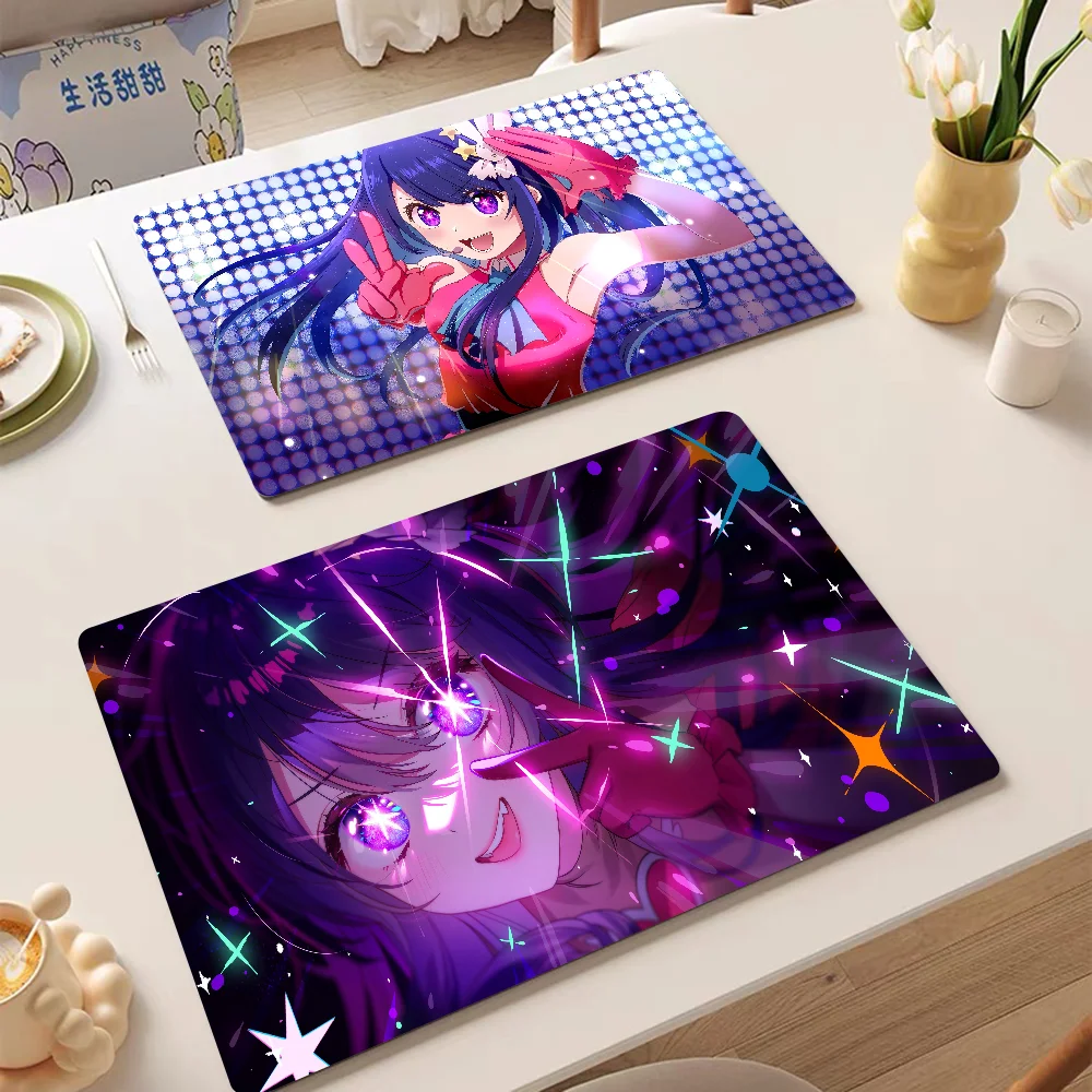 

Oshi No Ko Коврик для кофе Коврик для слива посуды Коврик для сушки Быстросохнущая сливная подушка для ванной комнаты Кухонный кран Подставка для столовых приборов