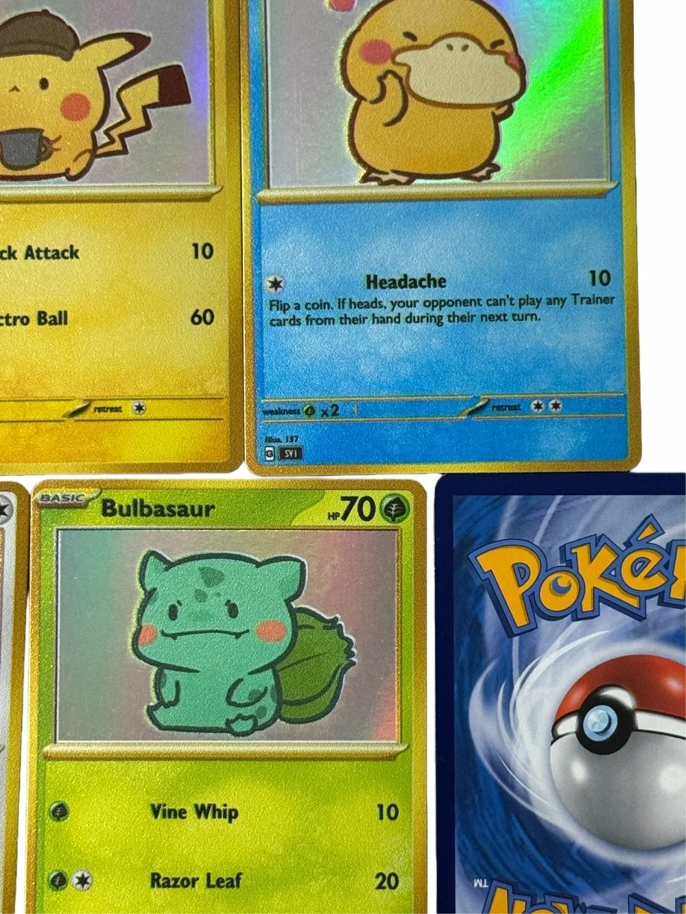 Potdemiel Pokemon Cards Kawaii Q Version Psyduck Bulbasaur Jigglypuff Meowth Game Collection Cards Pokemon PTCG Card Gift - AliExpress 26 Potdemiel Pokemon Cards Kawaii Q Version Psyduck Bulbasaur Jigglypuff Meowth Game Collection Cards Pokemon PTCG Card Gift - AliExpress 26