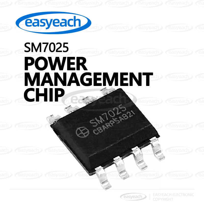 SM7025 SOP8 switching power supply chip voltage input 12V/18V output voltage AC-DC SM7025 controller and voltage regulator chip