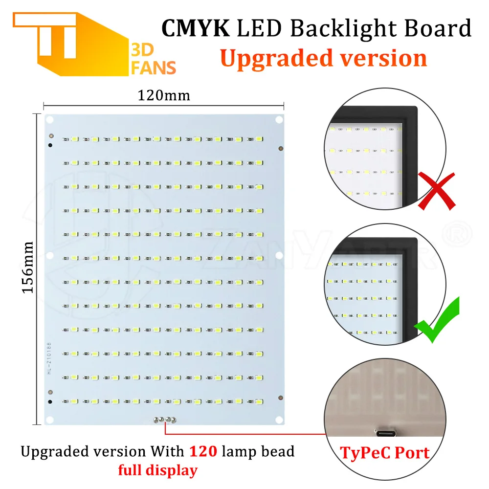 

CMYK светодиодная подсветка для Bambu Lab Lithophane светодиодная панель PLA Basic CMYK литофановый комплект 3D-печать литофана фото DIY