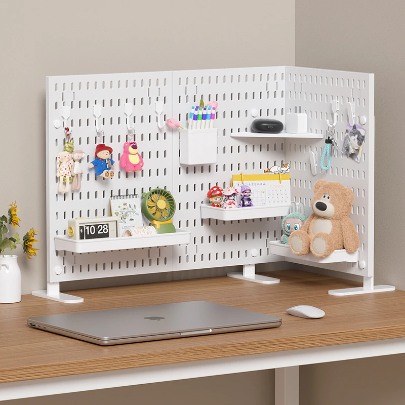 

Home & Office Desktop Pegboard Cup – Freely Organizes Stationery, Small Decor & Blind Box Figurine Display Stand