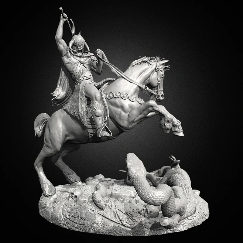 100 مللي متر 150 مللي متر وسيم إله الحرب الراتنج نموذج الشكل Gk مايكرو مصغرة ثلاثية الأبعاد مطبوعة الأبيض لعبة مجسمة غير مجمعة وغير مصبوغ عدة