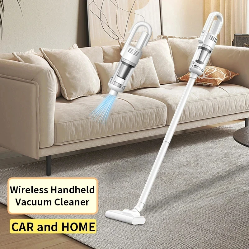 다기능 가전제품 6500Pa 청소기 강력한 무선 차량용 진공 금속 필터 휴대용 핸드헬드