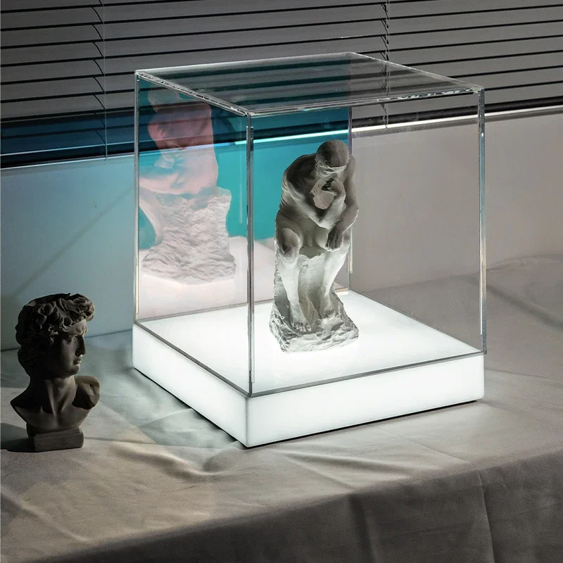 Rechargeable lightbox, illuminated advertising display box, jewelry store product