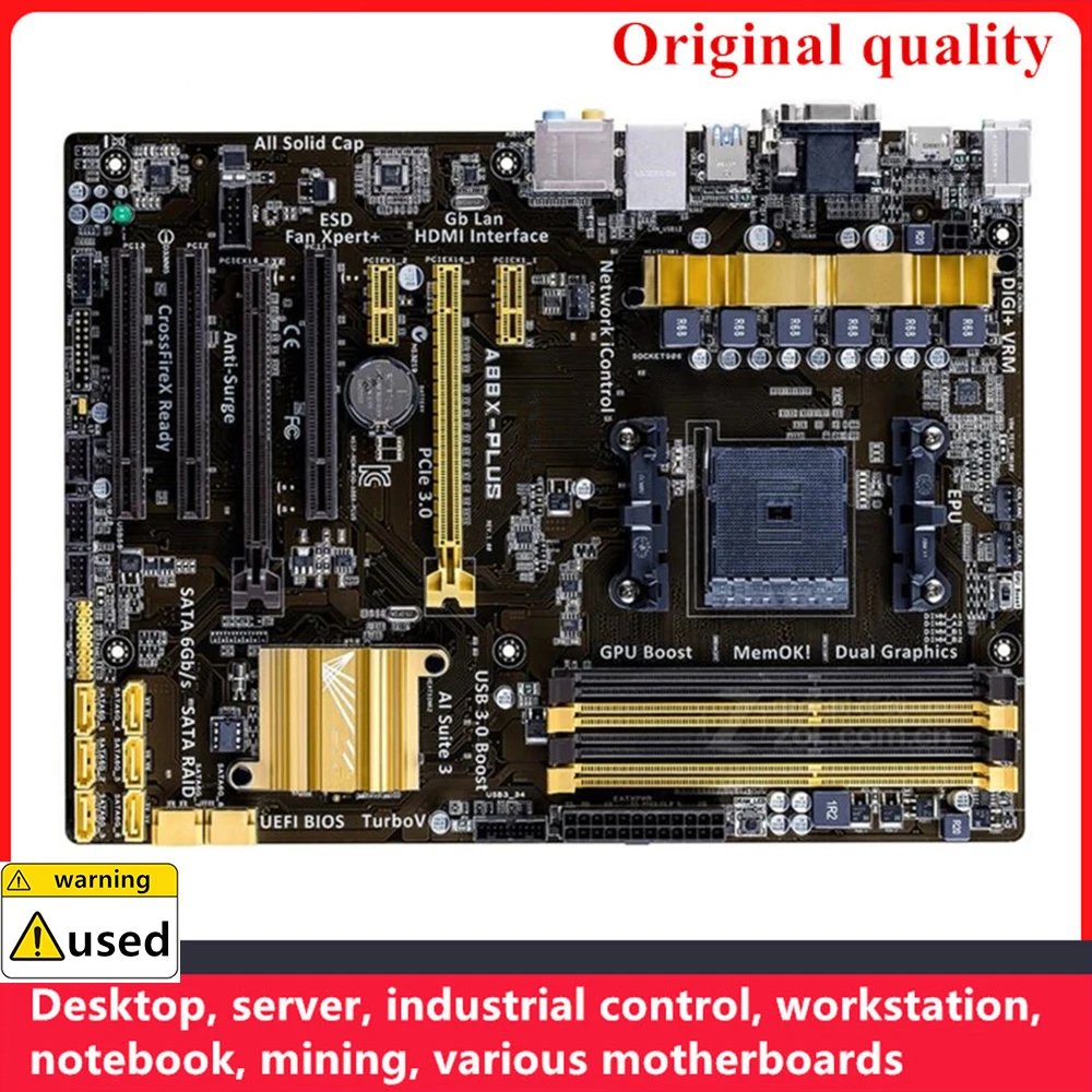 

Used For A88X-PLUS Motherboards Socket FM2 FM2+ DDR3 64GB For AMD A88X A88 Desktop Mainboard SATA III USB3.0