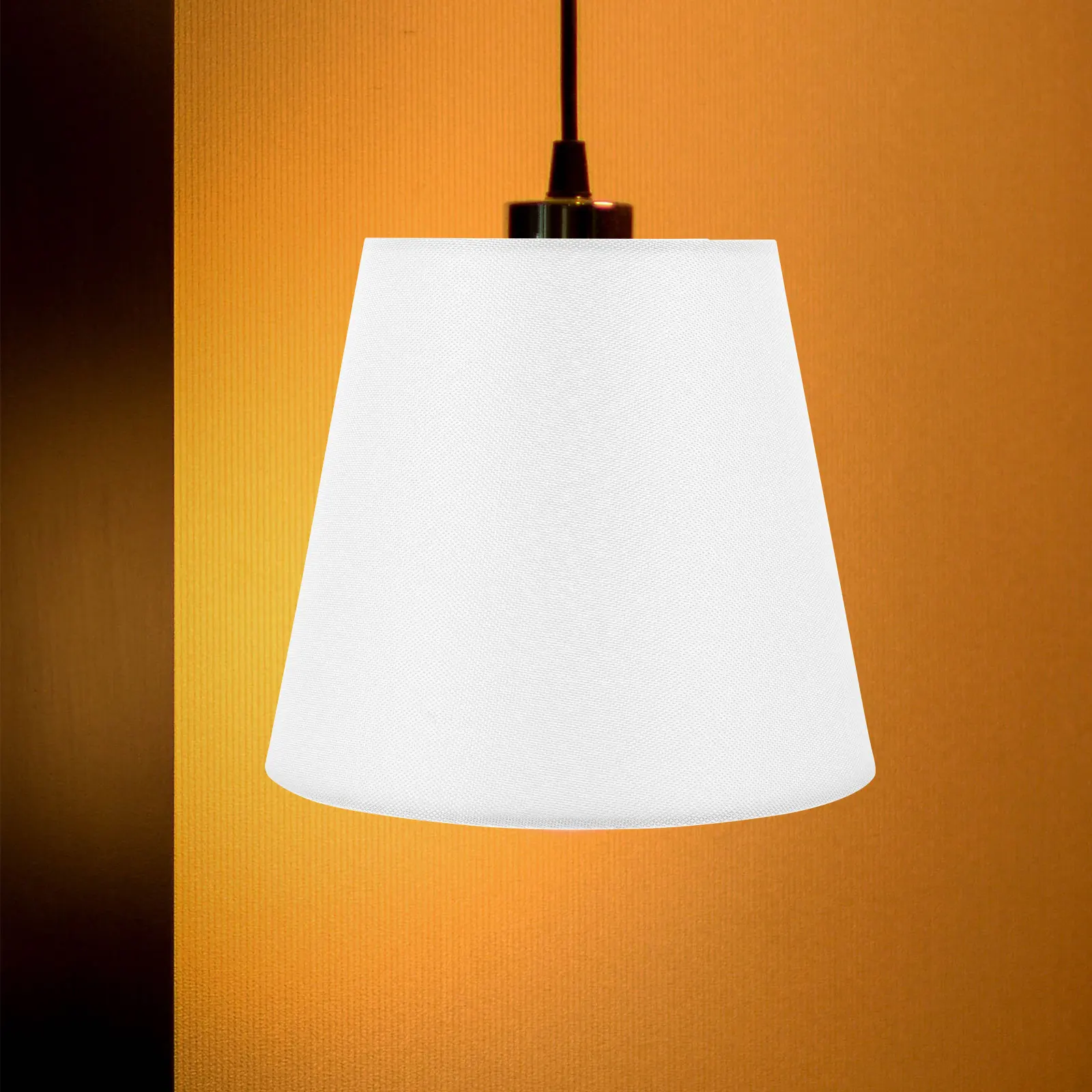 

Lamp Shades Table Accessories Fabric Beige Desk Lampshade Farmhouse Light Fixtures Modern Decor Simple Structure Easy