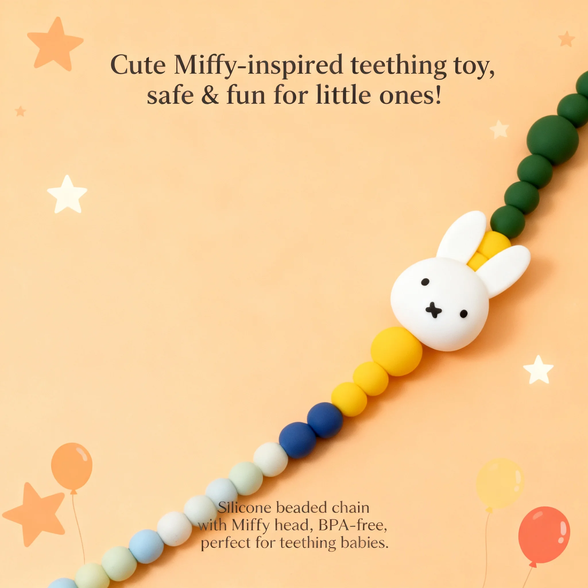 

Cartoon Miffy Phone Lanyard Chain Portable Keychain Strap Holiday Gift Mobile Accessories Korean
