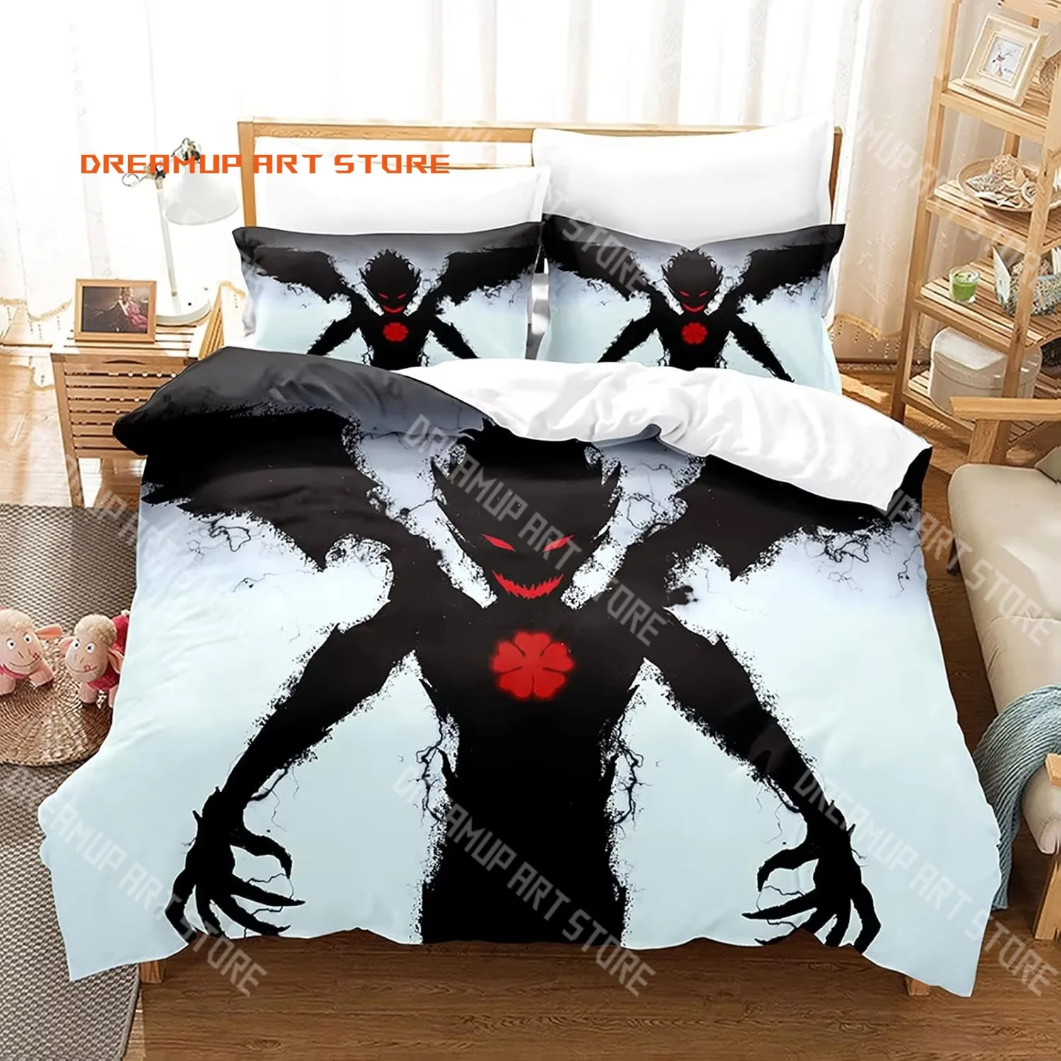 2026 3D Print Black Clover Asta Anime Bedding Set Single Twin Full Queen King Size Bed Set Adult Kid Bedroom Duvetcover Set