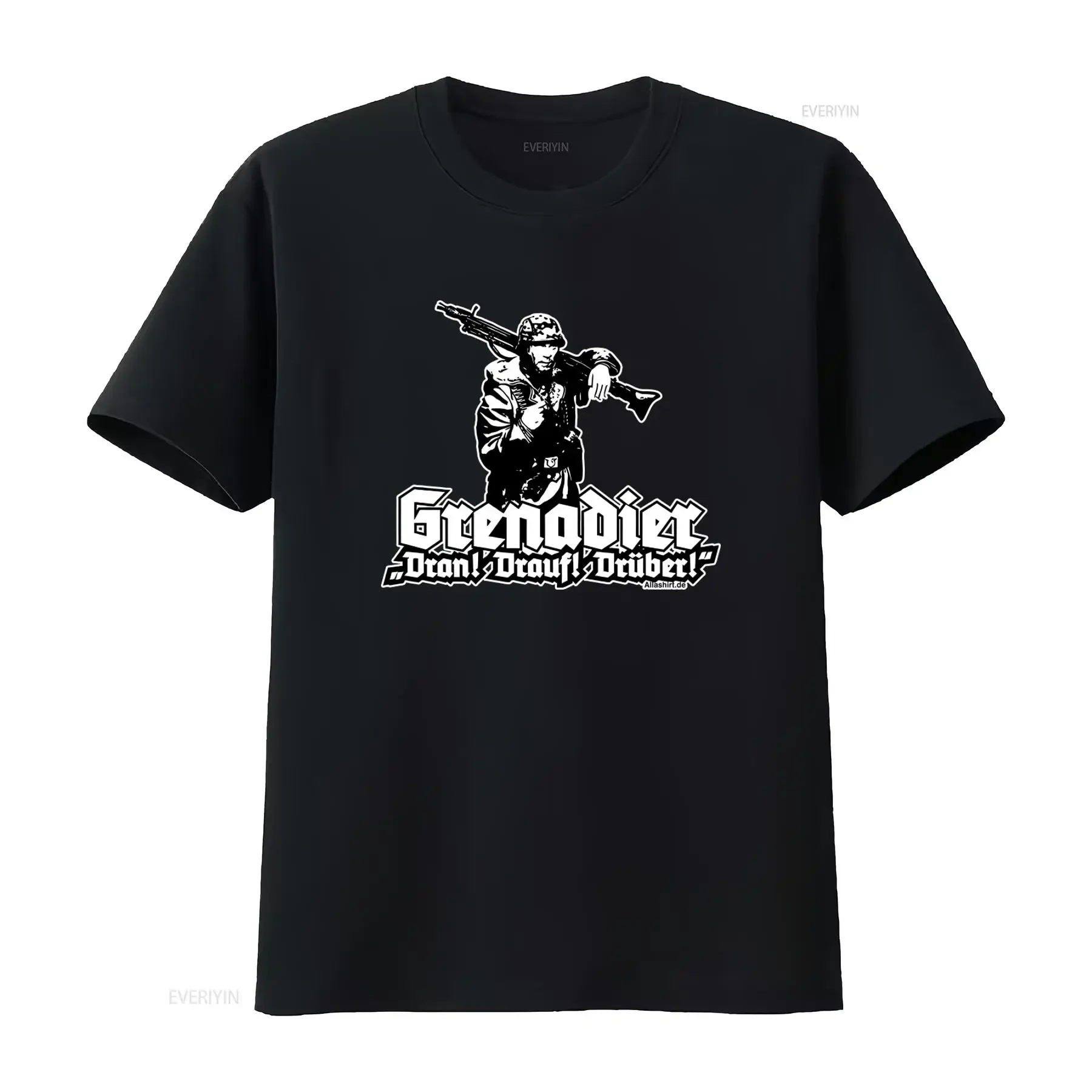 MG42 Grenadier Tank On Top Battle Cry Bundeswehr Military Style T Shirt 21369 vintage Washed designer clothes streetwear