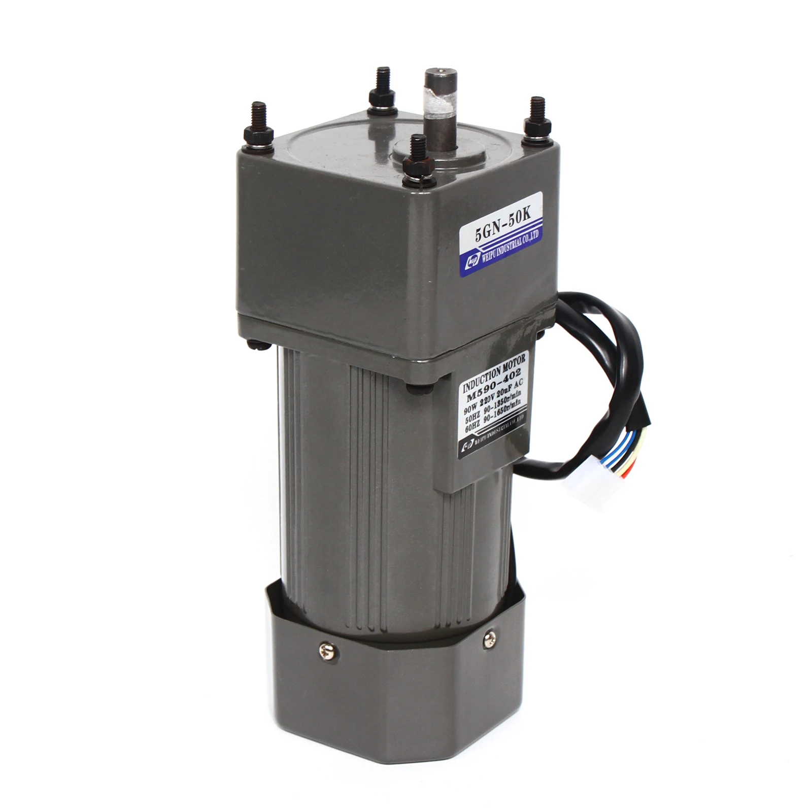 Motor mit variabler Drehzahl, 90W, 50K, AC-Getriebemotor, 21Nm Drehmoment, mit Drehzahlregler, Vorwärts/Rückwärts, kompakt, langlebig, 220V, für Industrieausrüstung – Detail 5