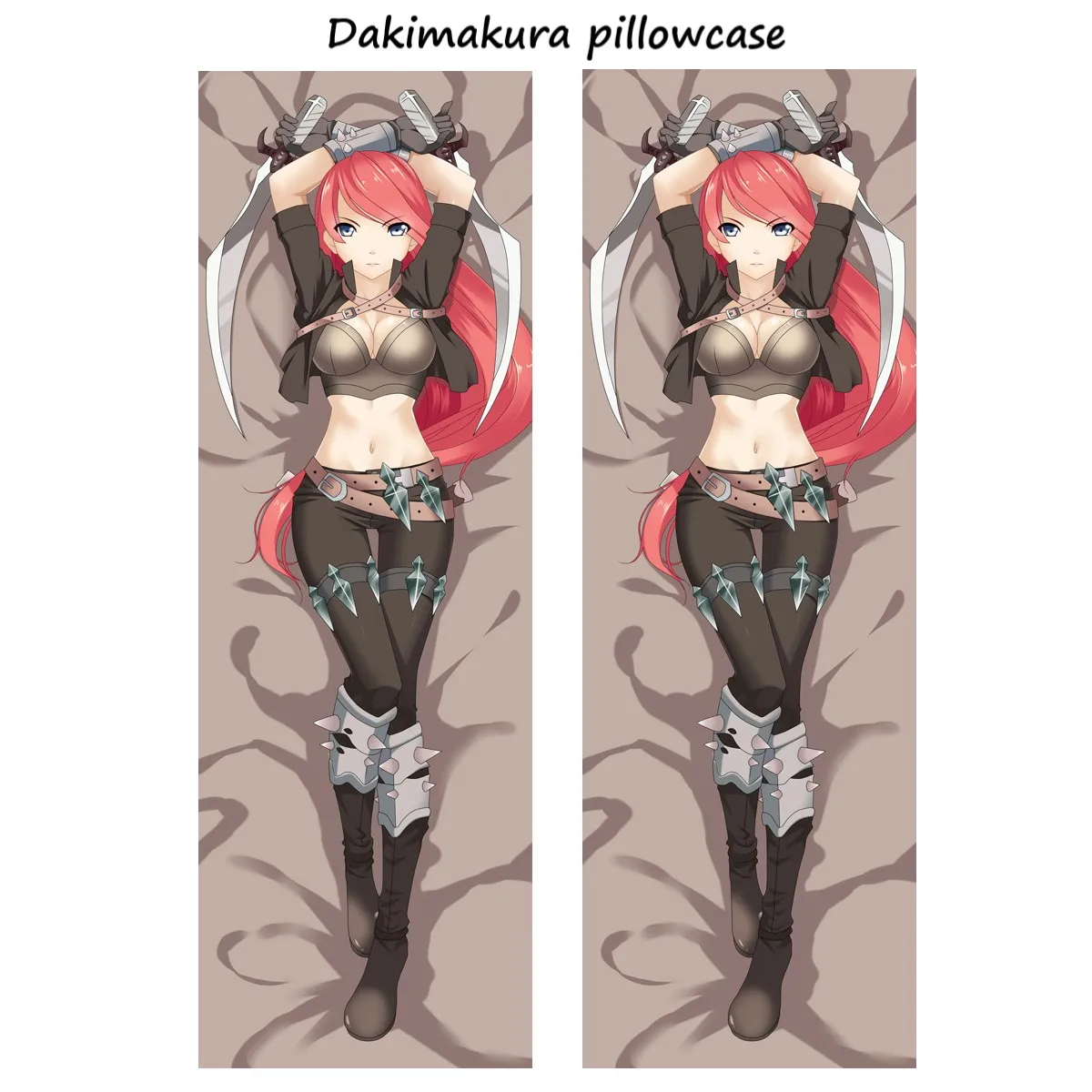 

180CM Anime Hugging Body Pillowcase Cosplay Dakimakura The Sinister Blade Costume DIY Backrest Bed Pillow Cover