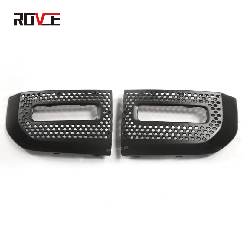 ROVCE Fog Light Cover Fog Lamp Cover Black Cover Car Accessories For Land Rover Defender L663 2020 LR129431 LR129432