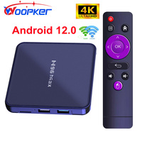 Woopker H96 Max V12 Android 12 TV Box 4G 32GB 64GB Dual Wifi 4K HD Media Player Google Play Bluetooth 4.0 Set-top Box