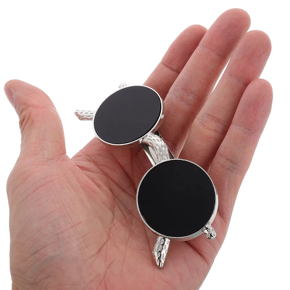 

2 Pcs Black Sunglasses Hair Clips Secure Spring Barrette Vintage Hair Pins Stylish Fashionable Trendy Eyeglass Accessories