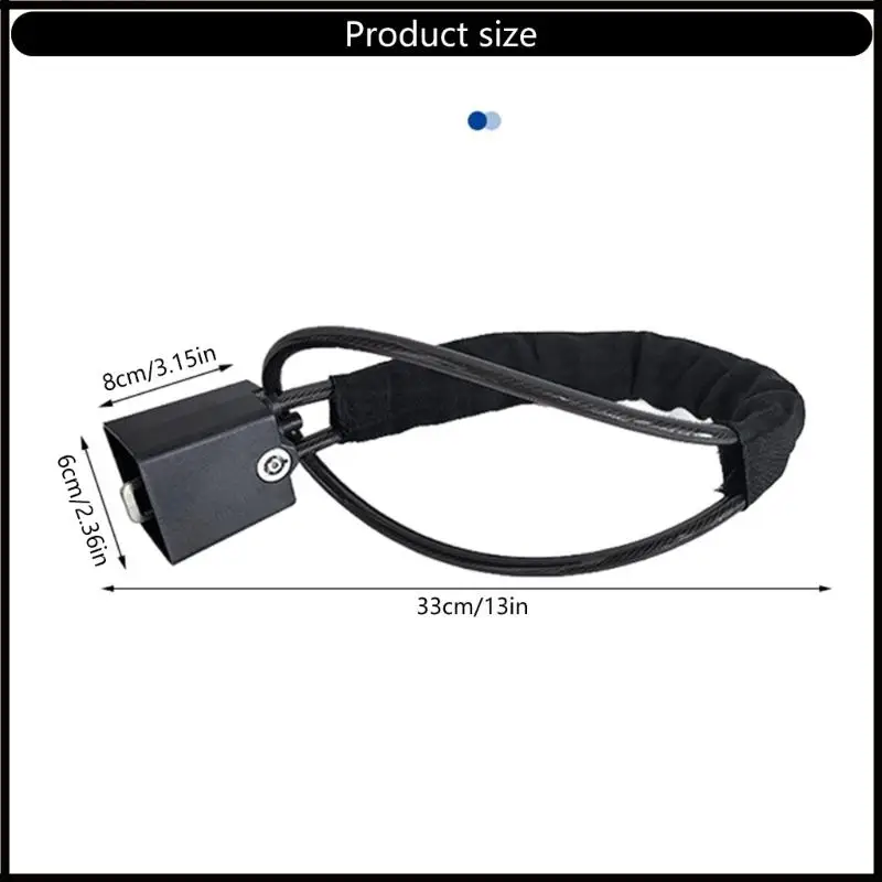 جهاز حماية ضد السرقة بقفل عجلة قيادة السيارة من الفولاذ الفاخر #6