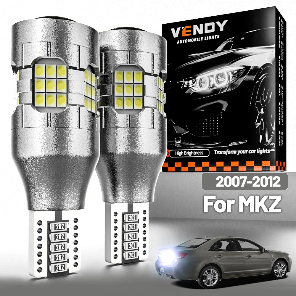 

2 шт. светодиодный фонарь заднего хода для Lincoln MKZ 2007-2012, резервная лампа 2008 2009 2010 2011, аксессуары Canbus