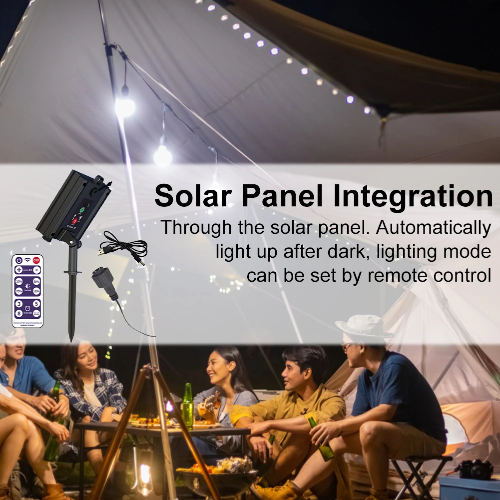 

Powered Lithium Panel Light 3.7V 1200mAh Solar Panel Controller with Remote Control for LED String Strip Lamp 3.7V DIY