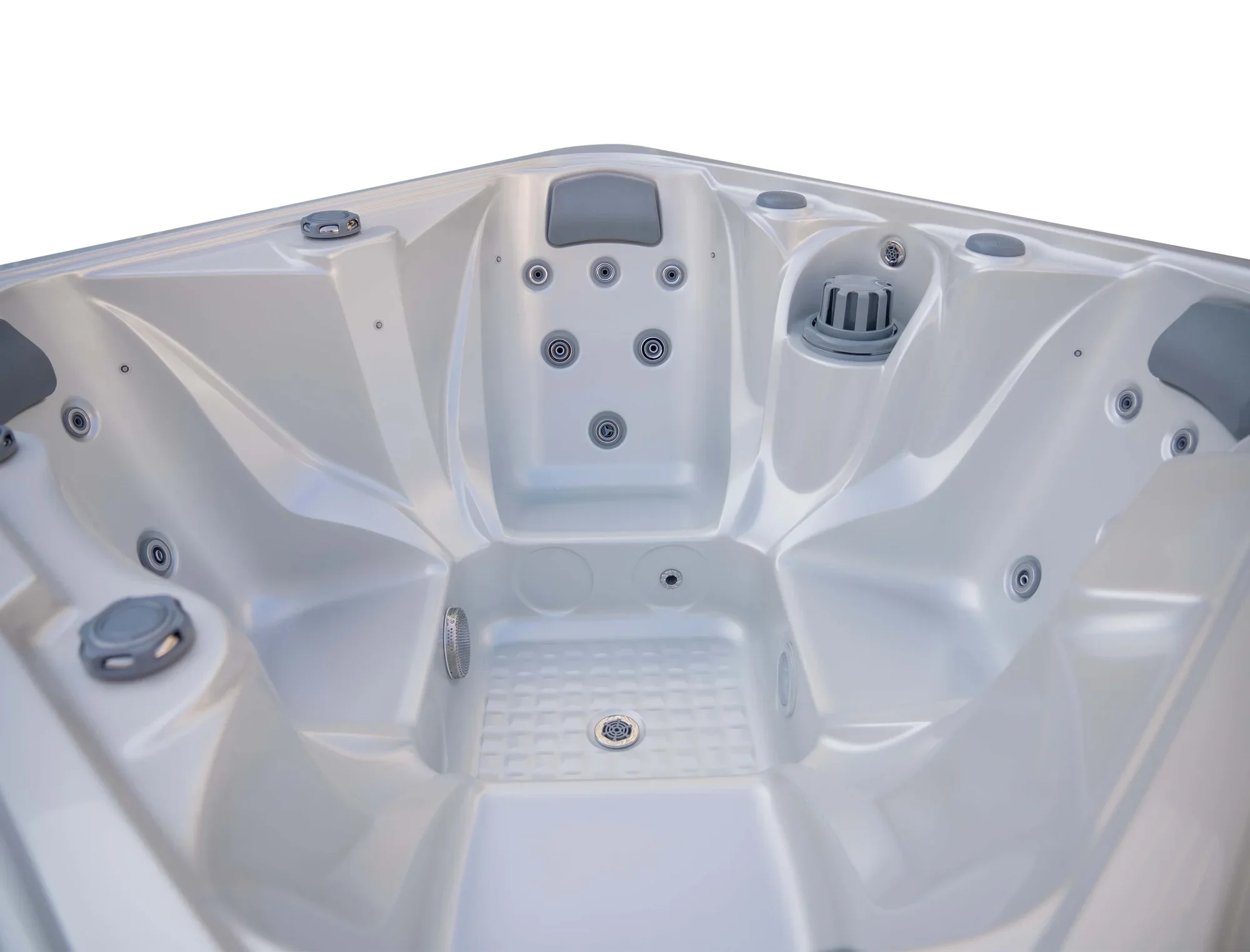 4人用プレイアンドプラグ小型屋外自立式マッサージジェットスパ浴槽ホットタブアクリル屋外バスタブ