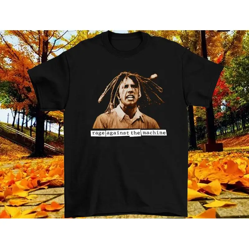 

JJ2231 Zack de la Rocha Rage Against the Machine T shirt Black s 5xl EE1279