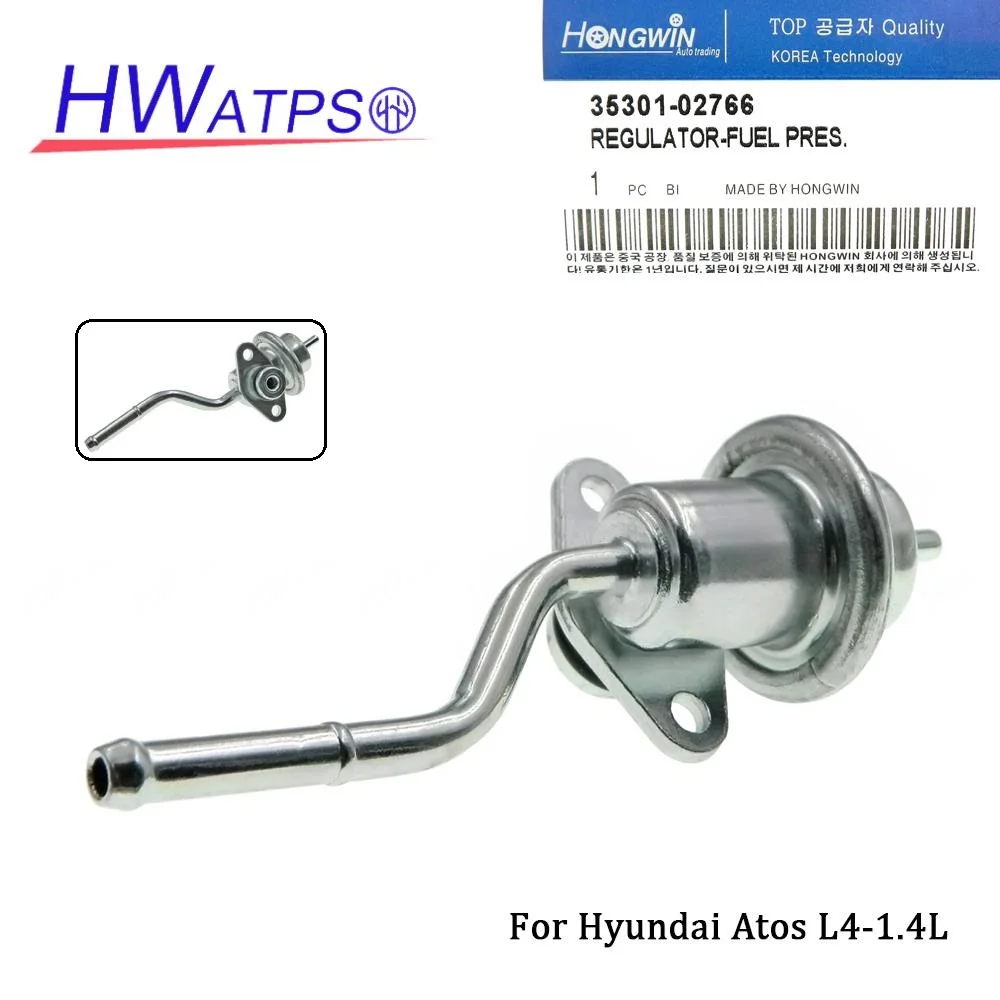 

HWATPS Fuel Injection Pressure Regulator For Hyundai Atos L4-1.4L 2005 35301-02766 3530102766 3530011-02765 5G1184 PR4104