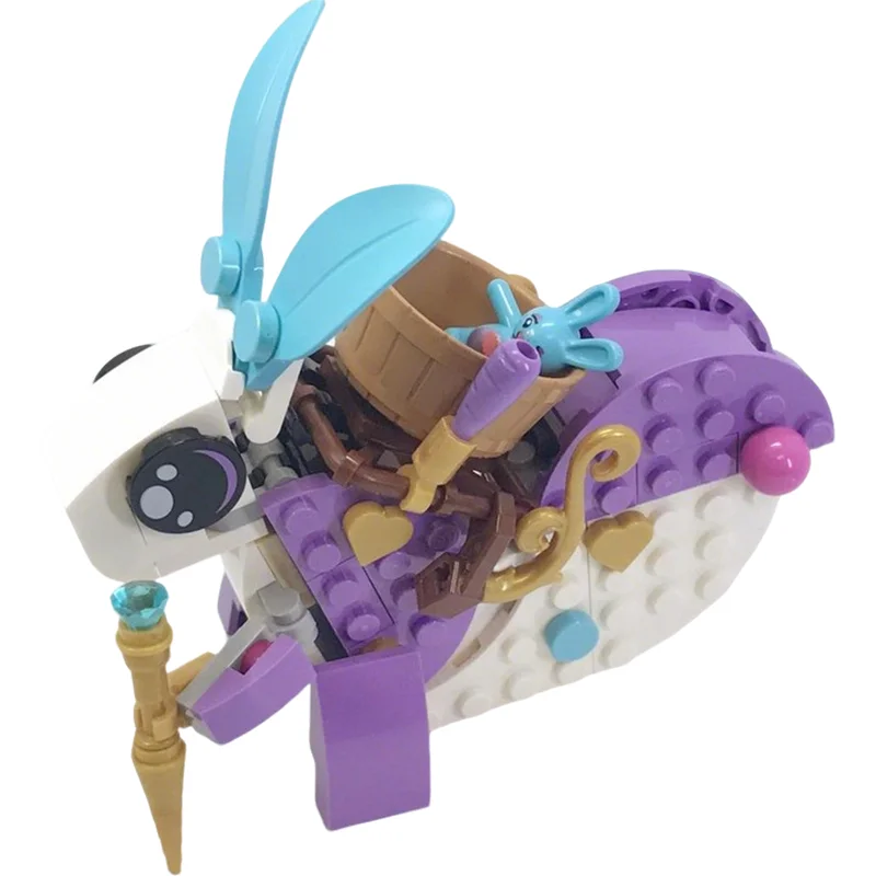 141 peças MOC Dreamzzz Izzie S Esquilo de Orelhas Longas, Blocos de Montar, Brinquedo Educativo de Arquitetura, Ideia de Presente de Natal