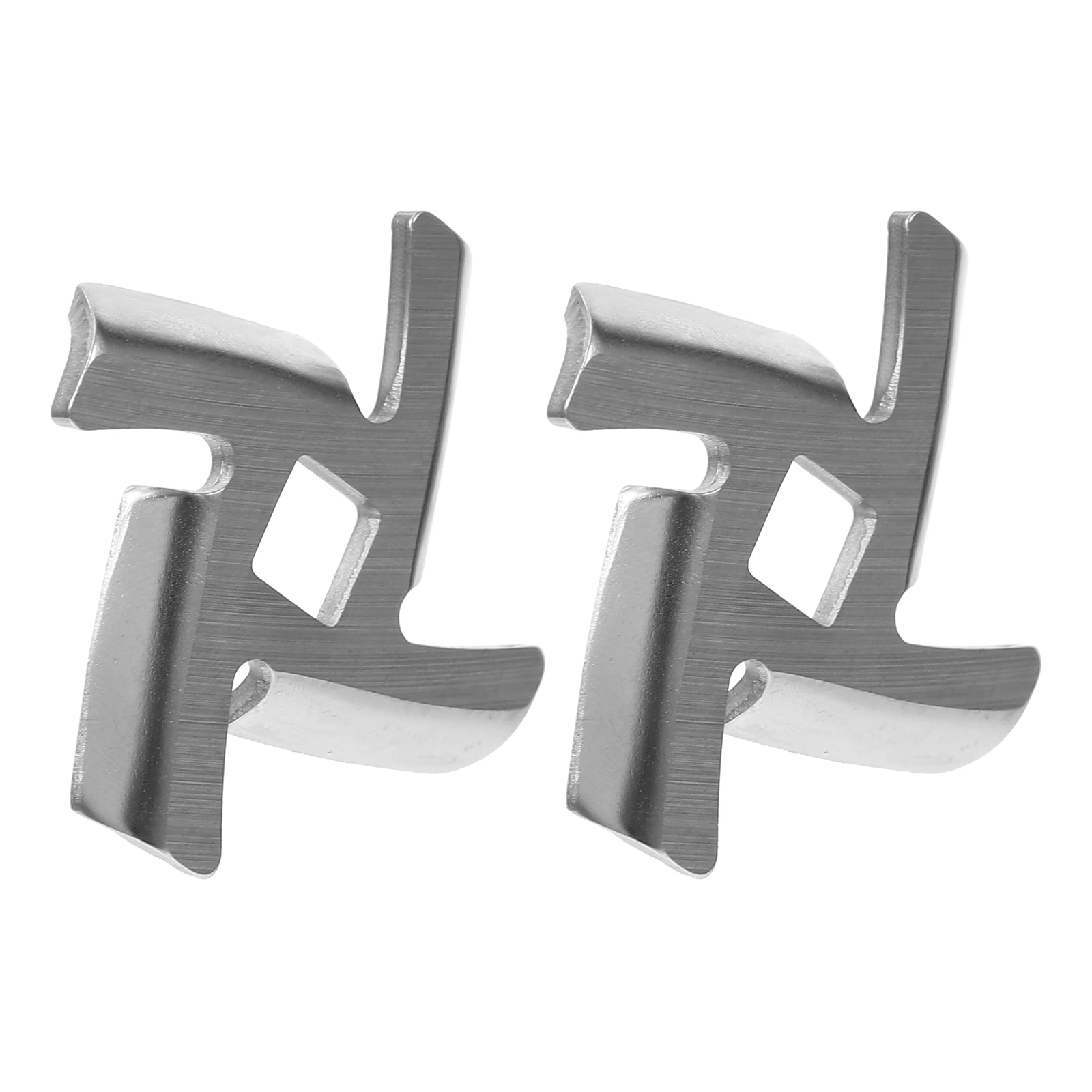 

2 Pcs Blades Meat Grinder Accessories Replacement Parts Molar Chopper Silver Stainless Steel