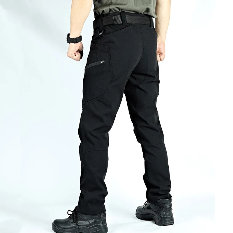 Men\'s Military Tactical Pants Casual Man Cargo Pants Multi-Pocket Wear Resistance Male Trousers Outdoor Hiking Joggers