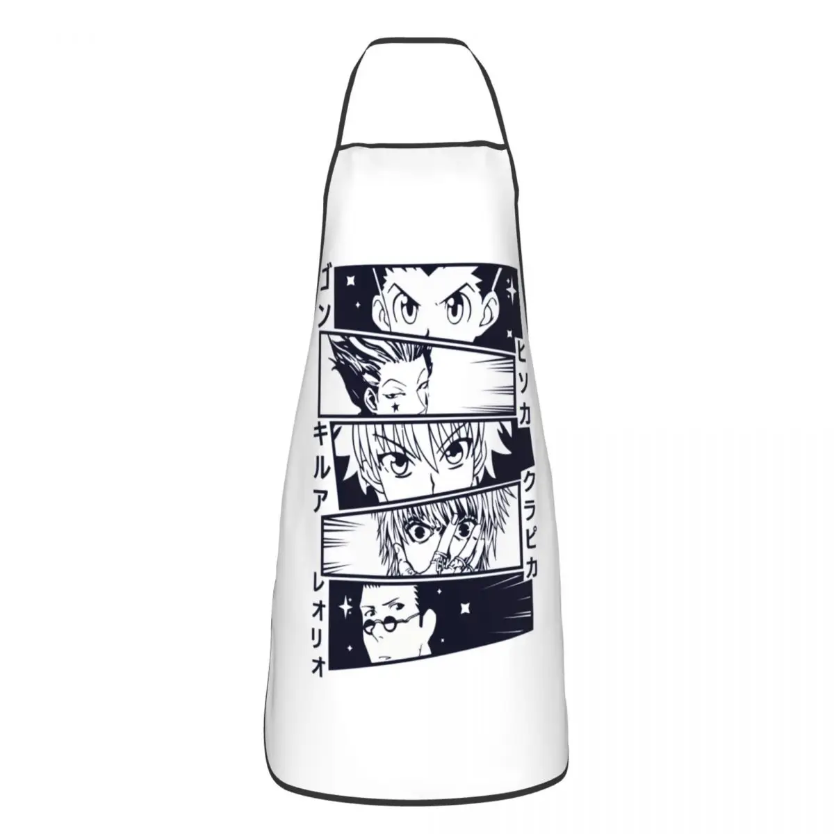 Custom Bib Hunter X Hunter Apron Unisex Chef  Cooking Best Characters Kurapika Gon Killua Leorio Hisoka Manga Lovers Tablier